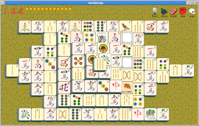 A game of XMahjongg, version 3.7